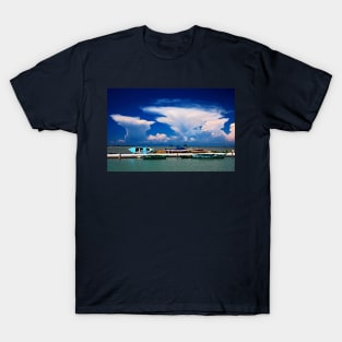 Cloud explosion over Gyra lagoon - Lefkada island T-Shirt